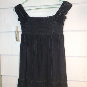 George Black Velvet Girls Dress